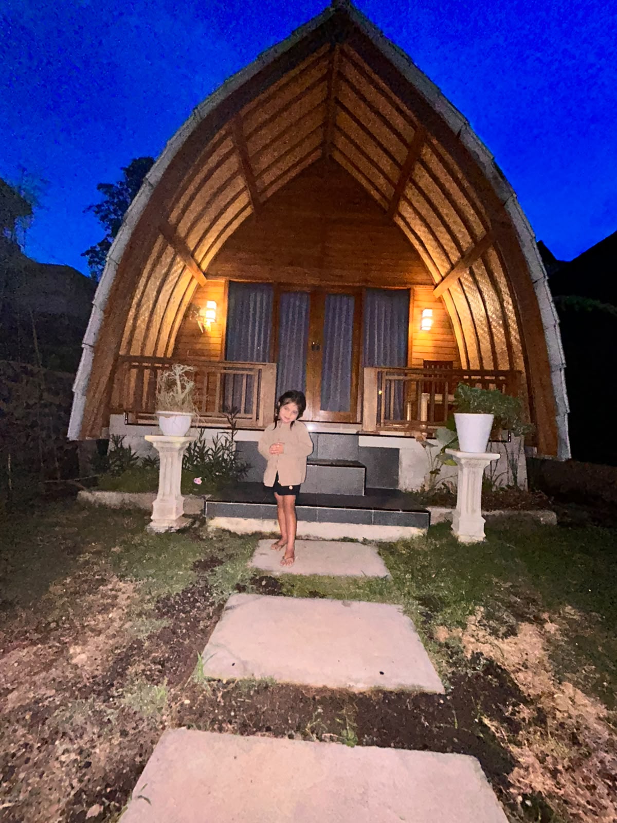 Simple local room at Pondok Bali Volcano