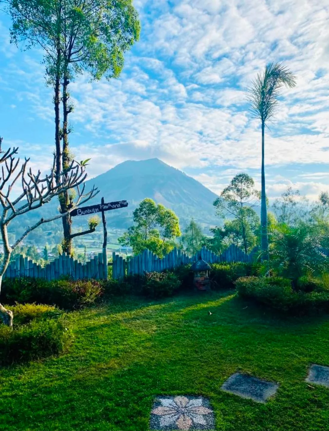 Mount Batur view near the cottage